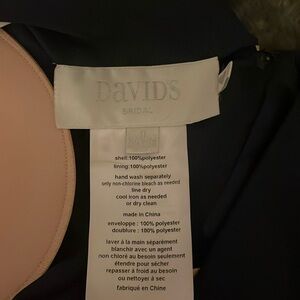 Bridal dress navy blue